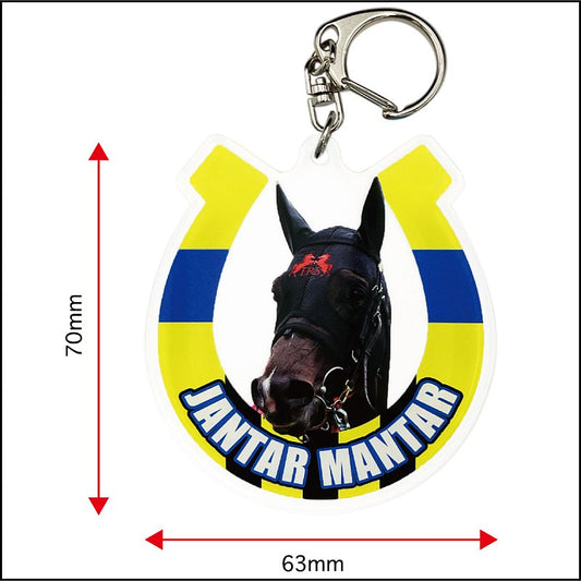 【名馬烈伝アクリルキーホルダー　ジャンタルマンタル】