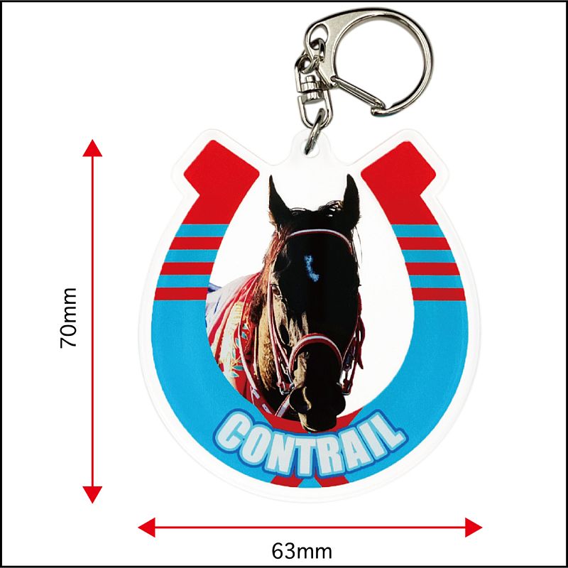 【名馬烈伝アクリルキーホルダー　コントレイル】