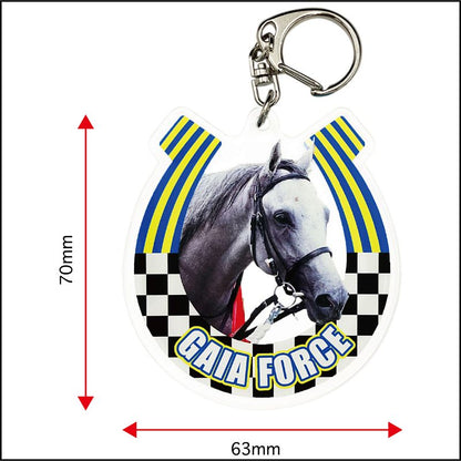 【名馬烈伝アクリルキーホルダー　ガイアフォース】